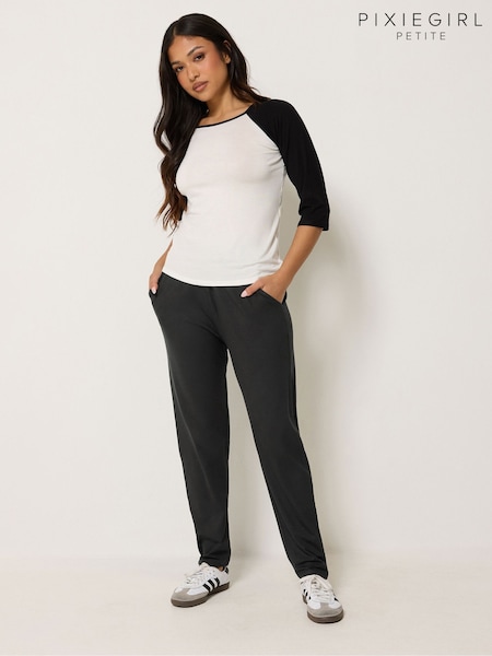 Black - Pixiegirl Petite Harem Trousers
