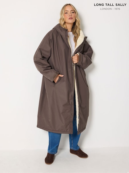 Hnědá - Long Tall Sally Waterproof Fleece Lined Robe