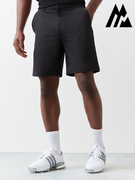 Negru - Regular Montirex Golf Shorts