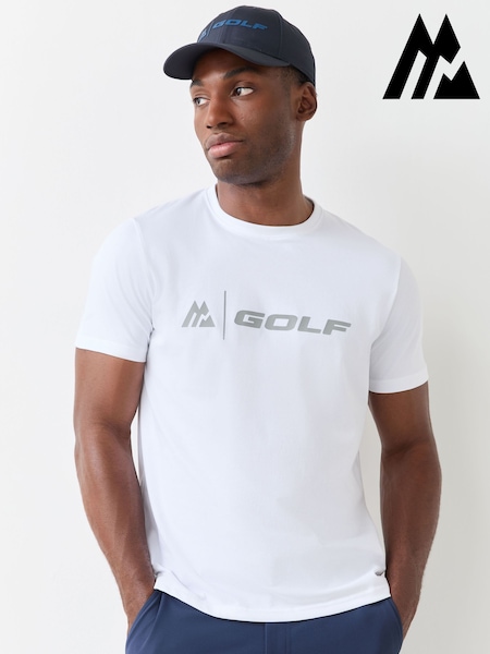 White - Regular Montirex Golf T-shirt