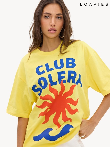黃色 - Loavies Sunset Wanderer T-shirt