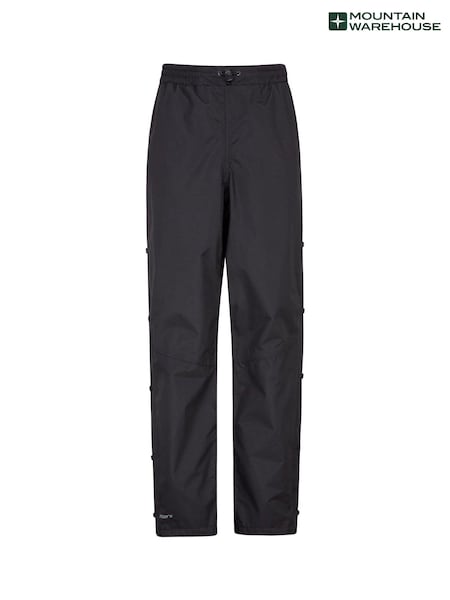 Mountain Warehouse Black Downpour Womens Short Length Waterproof Trousers (R04896) | €32
