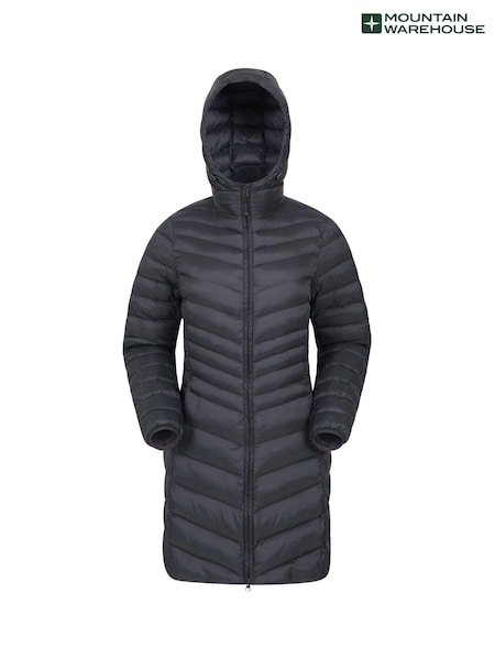 Mountain Warehouse Black Florence Womens Long Padded Coat (R05266) | €86