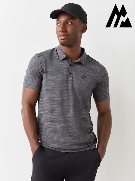 Grey - Regular Montirex Golf Polo Shirt
