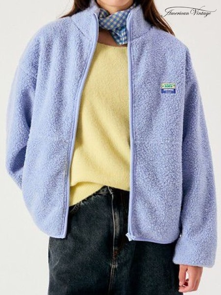 Blue - American Vintage Hoktown Fleece Jacket
