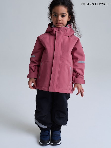 핑크 - Polarn O. Pyret Waterproof Shell Stormy Jacket