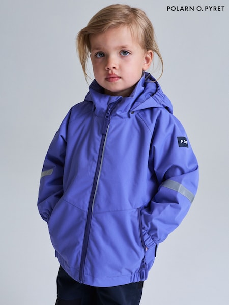 Blue - Polarn O. Pyret Waterproof Shell Hazy Jacket