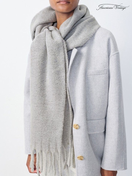 Grey - American Vintage Zinaco Scarf