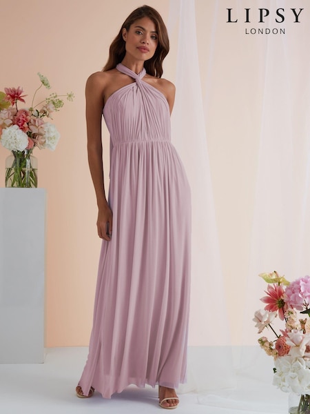 Lipsy Lavender Bridesmaid Bella Multiway Bandeau Bridesmaid Dress (R20393) | €40