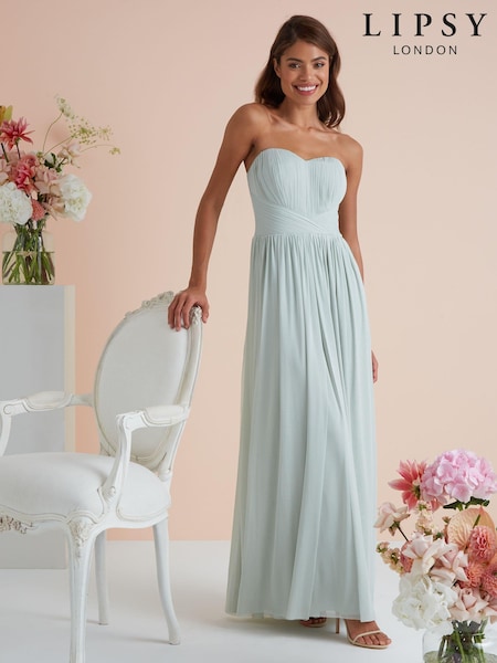 Lipsy Mint Bridesmaid Bella Multiway Bandeau Bridesmaid Dress (R20397) | €24
