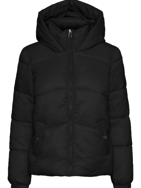 VERO MODA Black Petite Padded Hooded Jacket (R22780) | €33