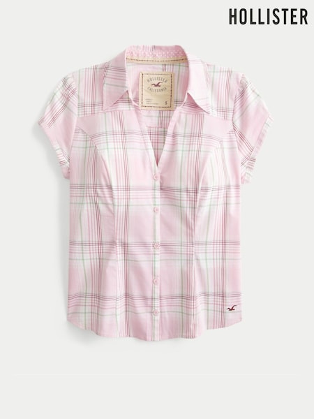Pink - Hollister Short Sleeve Top