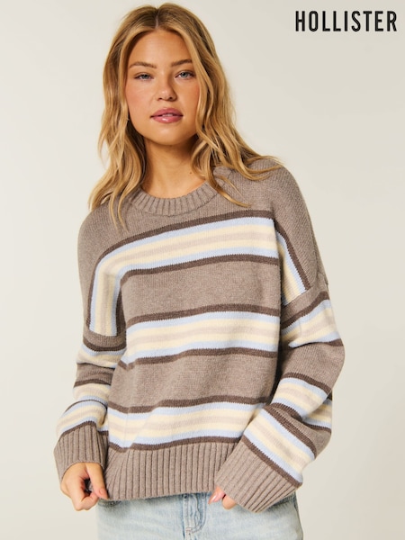 Blue - Hollister Easy Throw On Jumper
