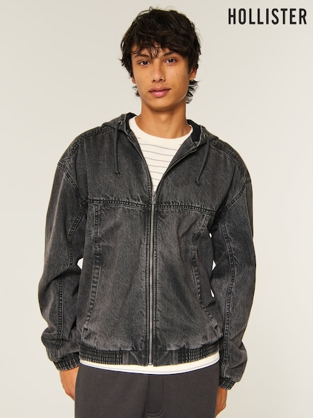 Black - Regular Hollister Skater Jacket