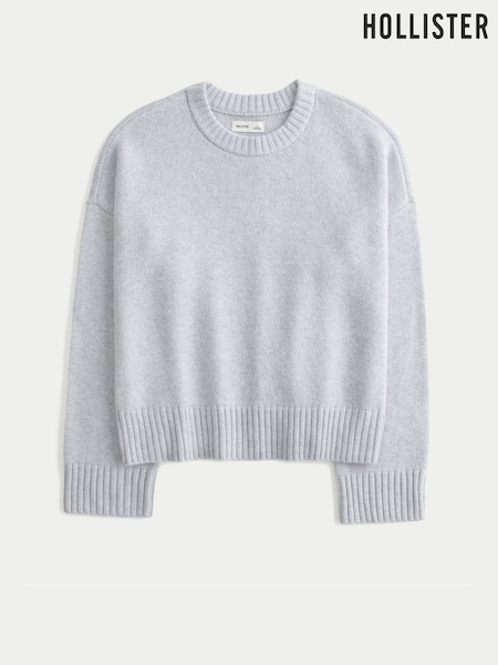 Grey - Hollister Easy Throw On Jumper
