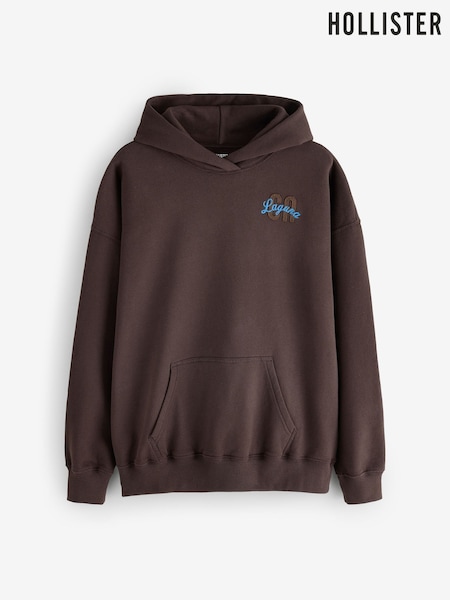Brown - Hollister Graphic Sweat Top