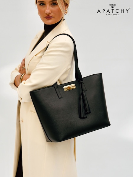 Black - Apatchy The Kate Leather Bag