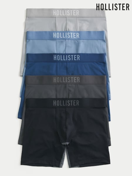 Gris - Regular Hollister Sport Boxers 5 Pack