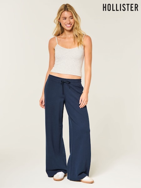 Blue - Hollister Low Rise Baggy Joggers