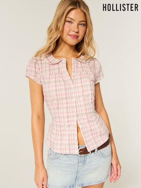 Pink - Hollister Collar Shirt