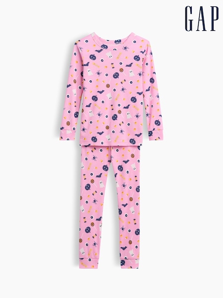 Ροζ - Gap Halloween Print Pyjama Set (6mths-5yrs)