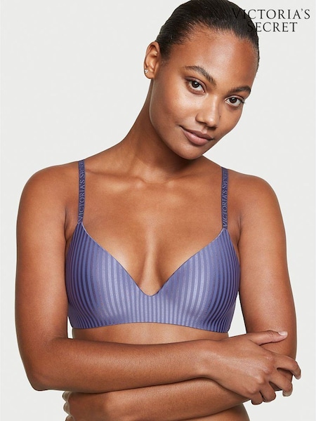 Victoria's Secret Frosted Blueberry Blue Lightly Lined Wireless Bra (R37348) | €11.50