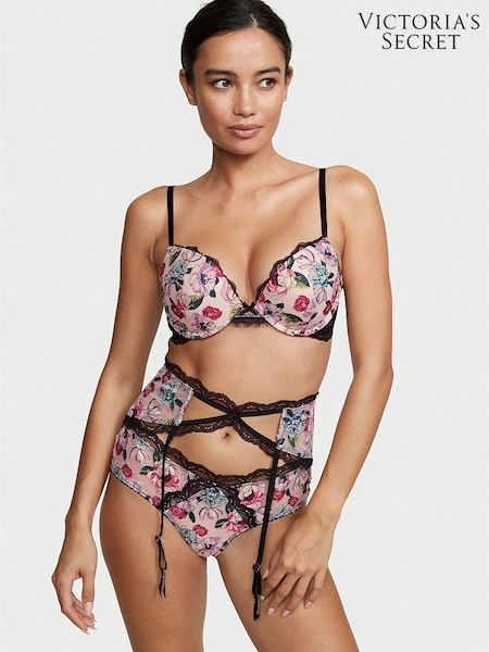Victoria's Secret Purest Pink Embroidered Lace Suspenders (R37779) | €8.50