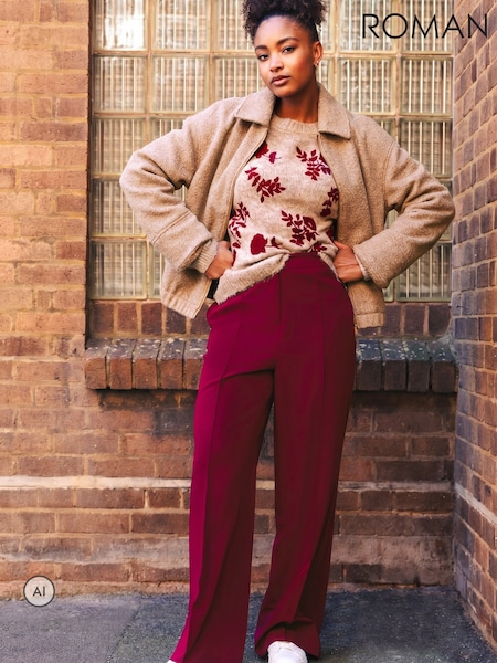 Brown - Roman Boucle Bomber Jacket