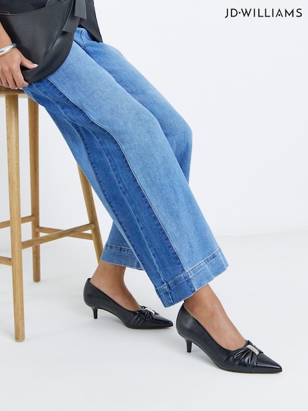 Juoda - Jd Williams Hardware Detail Court Shoes