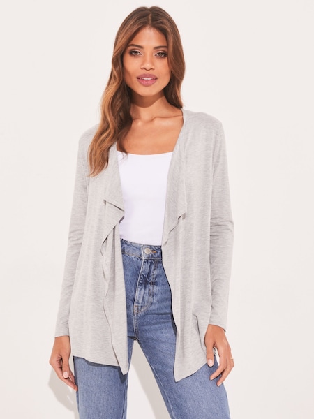 Gri - Cardigan Lipsy drapat (R42359) | 98 LEI