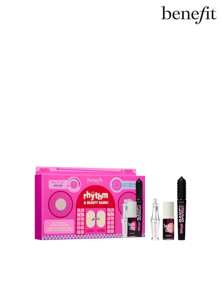 Benefit Rhythm & Beauty Radio Mascara Brow & Lip Tint Trio Gift Set (worth £66)