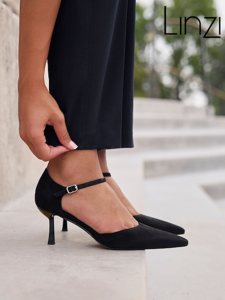 Noir - Escarpins à talon fermé Linzi Sabina