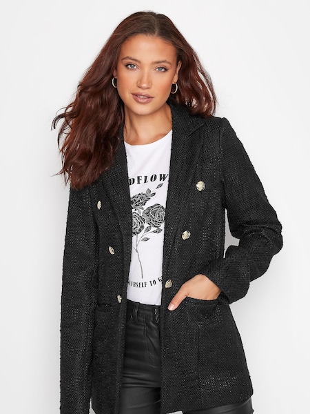 Long Tall Sally Black Boucle Blazer (R55878) | €31