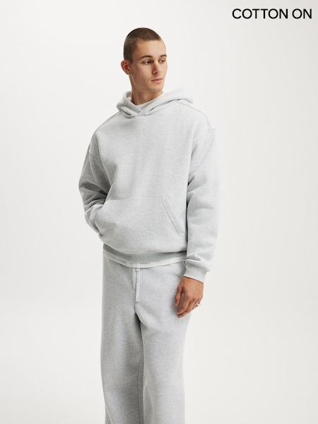 Grey - Regular Cotton On Box Fit Hoodie