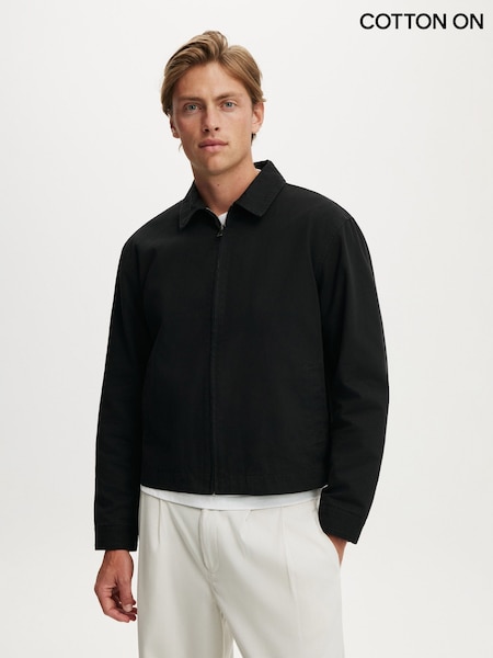 Black - Regular Cotton On Harrington Jacket