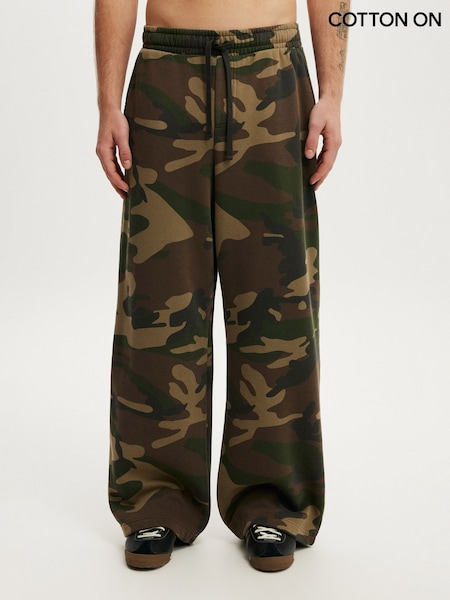 Green - Regular Cotton On Super Baggy Trousers