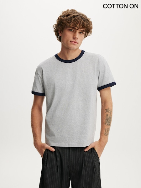Grey - Regular Cotton On Fitted T-shirt