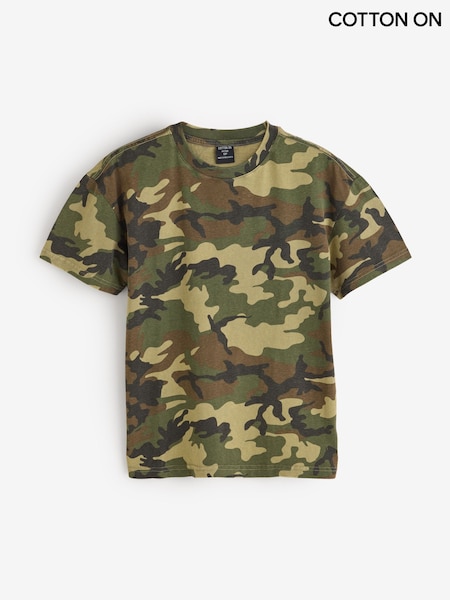 Green - Regular Cotton On Fitted T-shirt