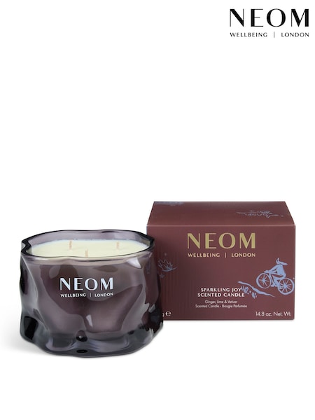 Neom Sparkling Joy 3 Wick Candle 420g
