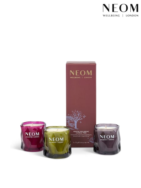 Neom Winter Wellbeing Candle Trio (worth £63)