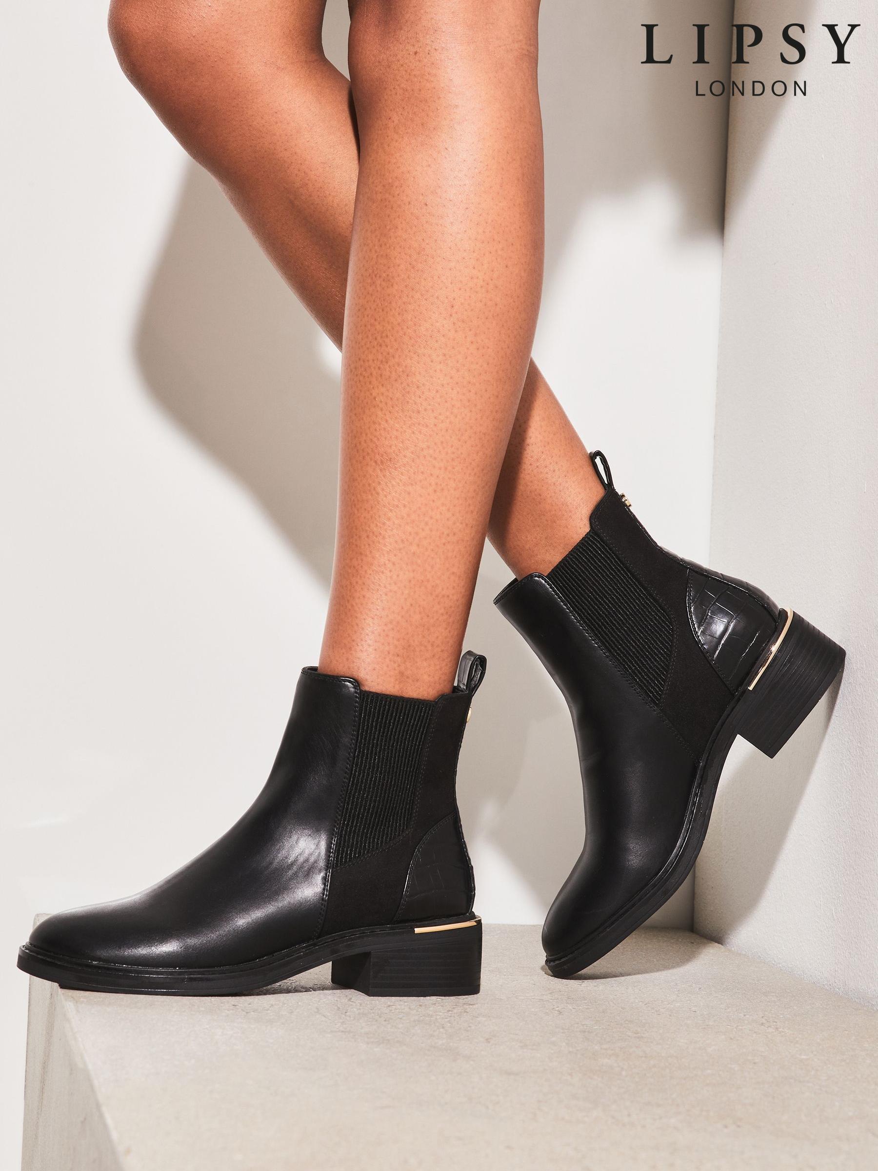 Lipsy flat ankle boots outlet