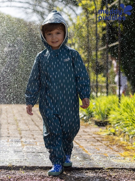 Green - Muddy Puddles Waterproof 3-in-1 Puddlesuit