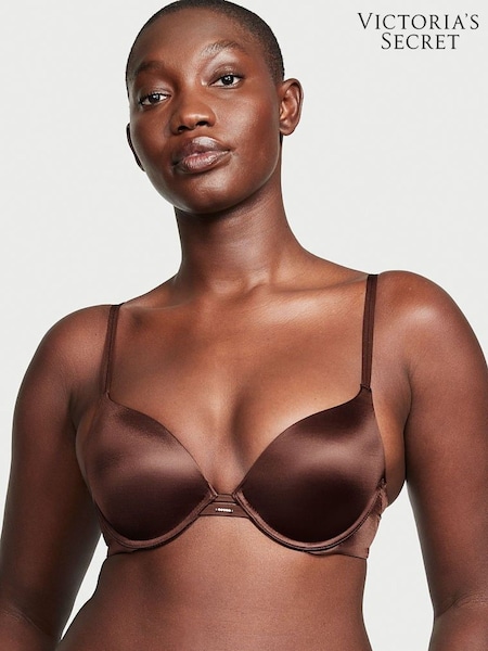 Victoria's Secret Dark Brown Smooth Plunge Push Up Bra (R75008) | €20.50