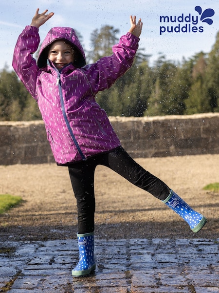 Rožinė - Muddy Puddles Waterproof Ecosplash Jacket