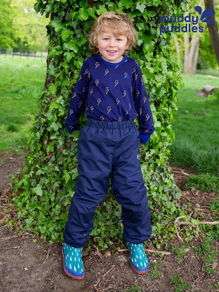 Blue - Muddy Puddles Muddy Puddles Waterproof Ecosplash Trousers