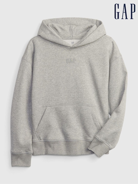 Серый - Gap Mini Logo Hoodie (4-13yrs) (R80578) | €26