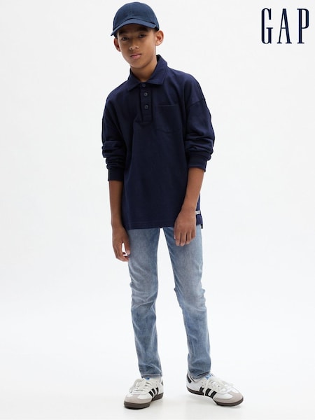 Gap Light Wash Blue Skinny Fit Stretch Jeans (6-14yrs) (R80614) | €40