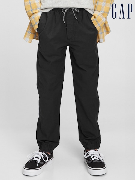 Gap Black Kids Everyday Joggers with Washwell (4-13yrs) (R80615) | €14