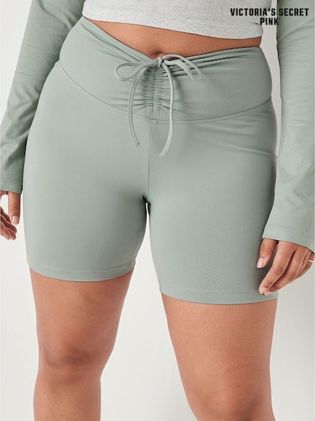 Victoria's Secret PINK Iceberg Green Ruched Cycling Short (R80724) | €8.50