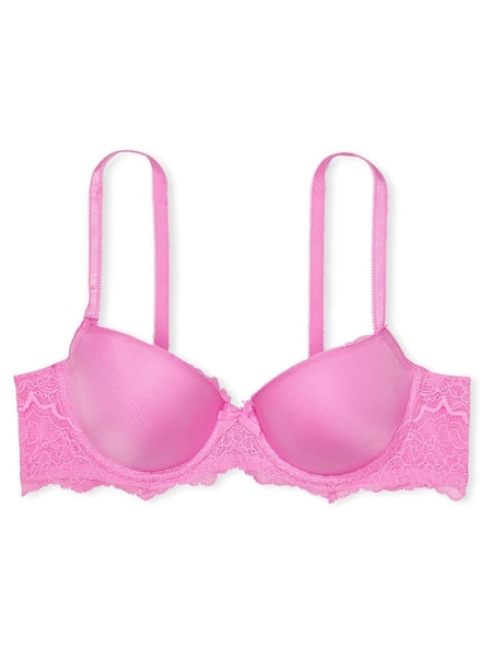 Victoria's Secret Lilac Chiffon Pink Lightly Lined Demi Bra (R82357) | €27